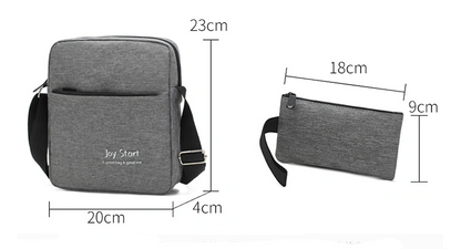 2 PCs - Premium Quality Trendy chest sling set bag for men & women's