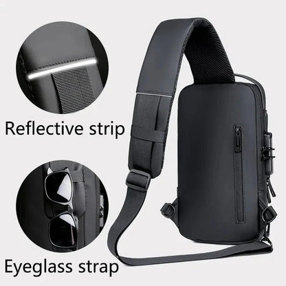 Anti-Theft Crossbody Sling Backpack