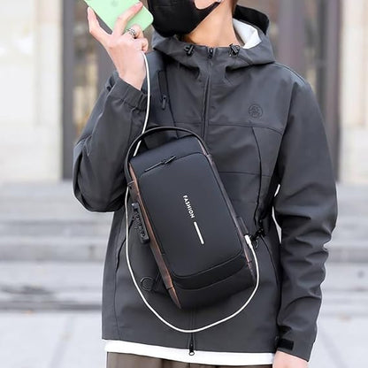 Anti-Theft Crossbody Sling Backpack