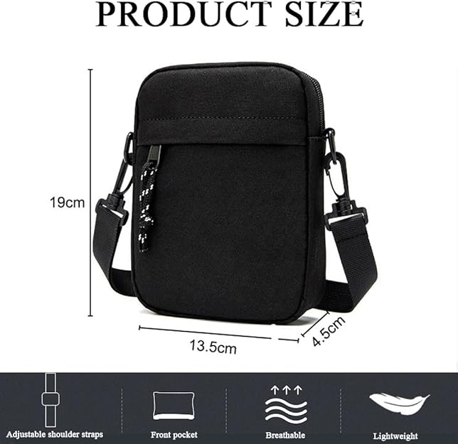 Waterproof Crossbody Sling Bag + Free Pouch