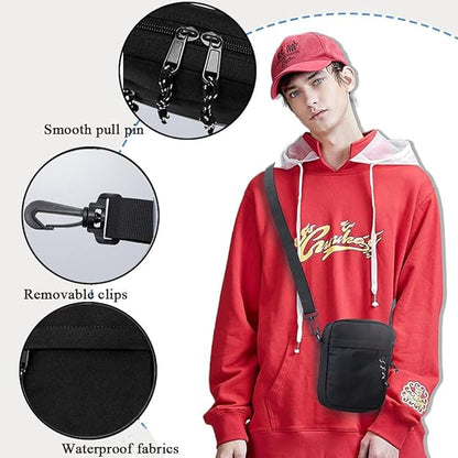 Waterproof Crossbody Sling Bag + Free Pouch