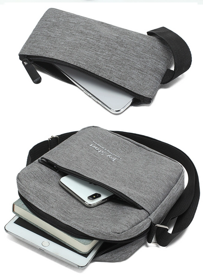 2 PCs - Premium Quality Trendy chest sling set bag for men & women's