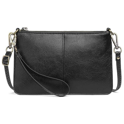 Leather Wristlet Crossbody Wallet Purse