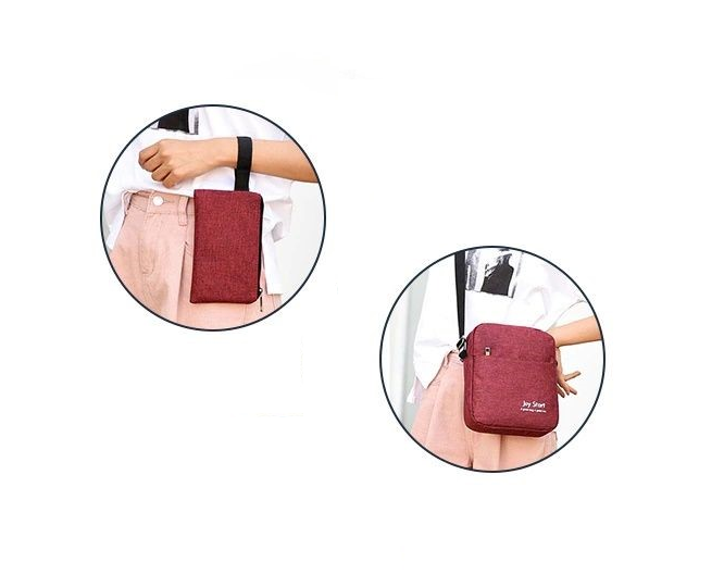 2 PCs - Premium Quality Trendy chest sling set bag for men & women's