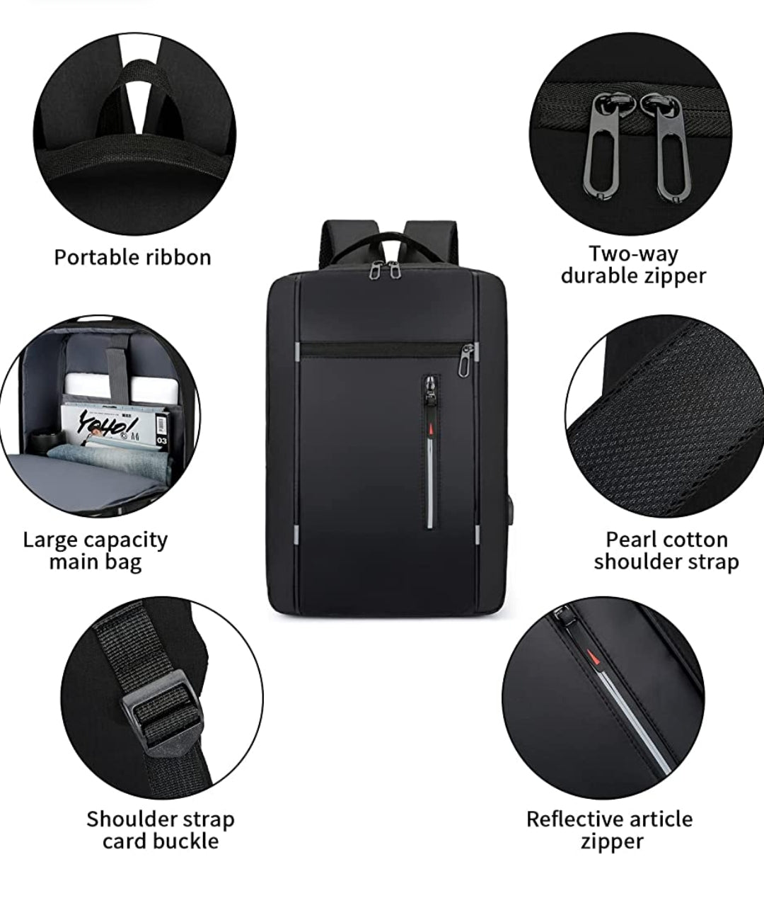 Premium Quality Sleek Classic Backpack For Boys