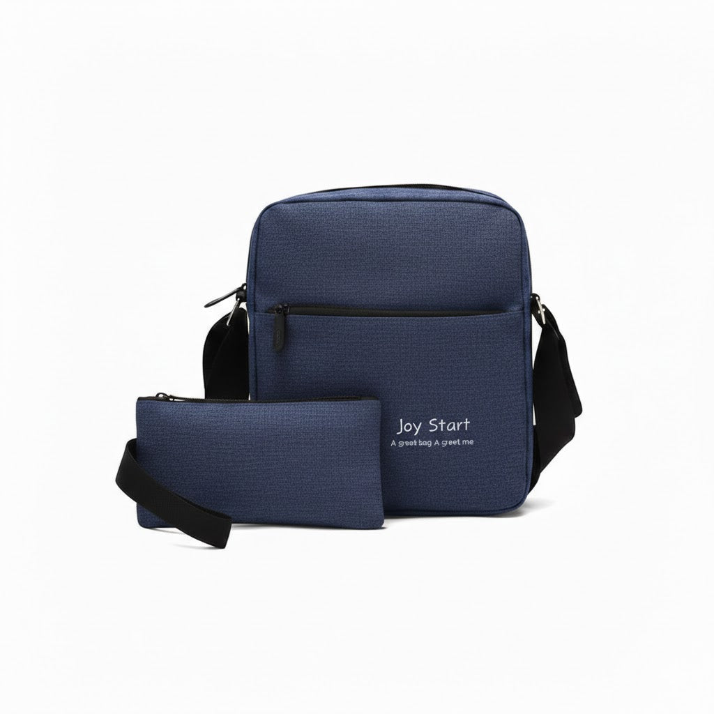 2 PCs - Premium Quality Trendy chest sling set bag for men & women's
