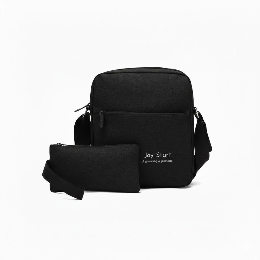 2 PCs - Premium Quality Trendy chest sling set bag for men & women's